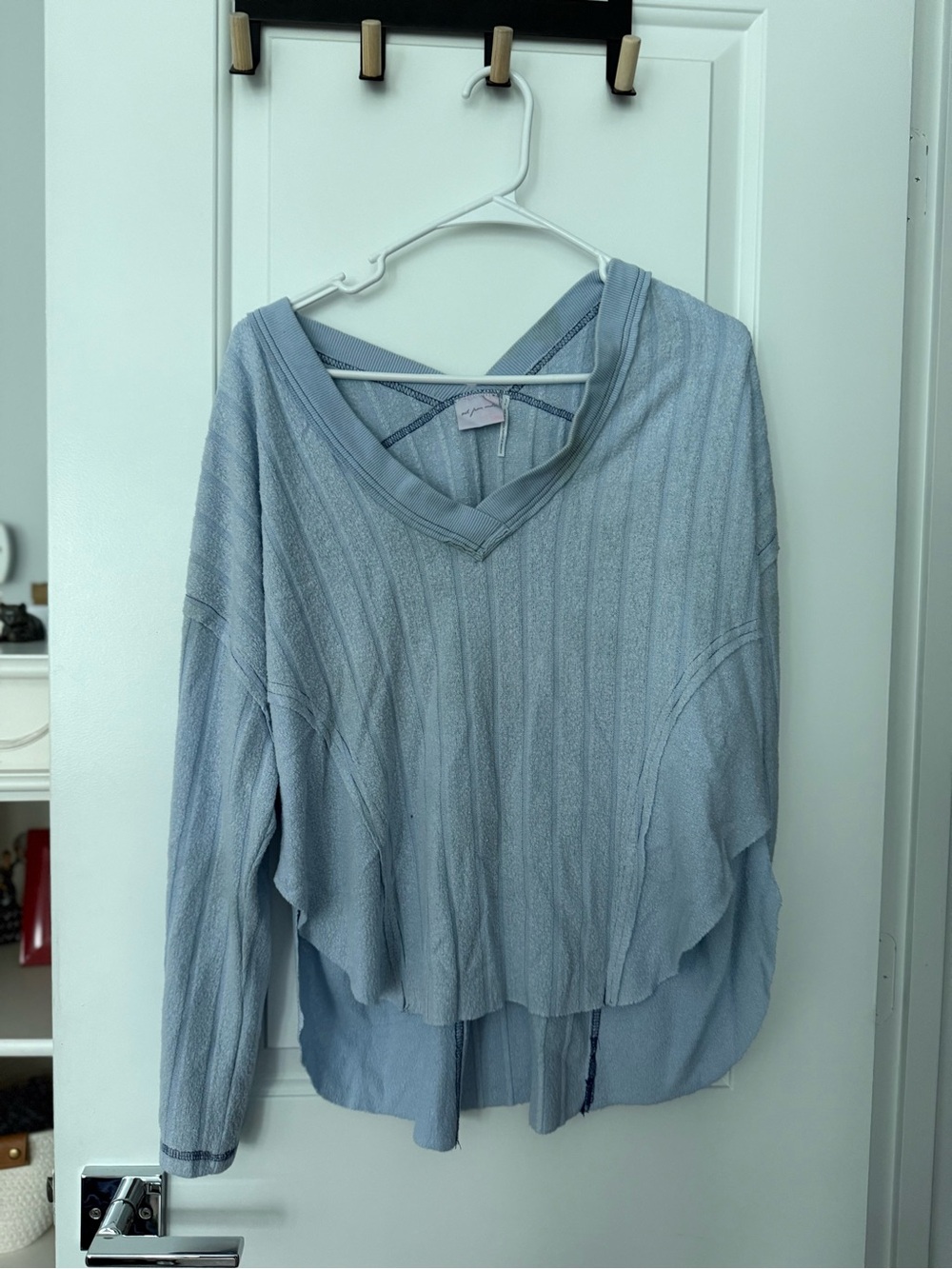 Urban Outfitters Light Blue V-Neck Women’s Sweater